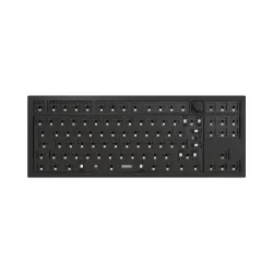 Механическая клавиатура QMK Keychron Q3 TKL Knob, алюминиевый корпус, RGB подсветка, Barebone, черный