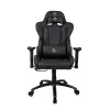 Компьютерное игровое кресло Arozzi Inizio Black PU - Grey logo