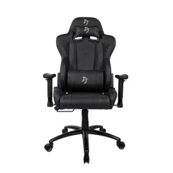 Компьютерное игровое кресло Arozzi Inizio Black PU - Grey logo