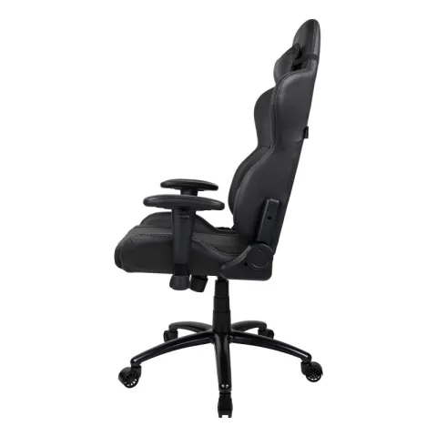 Компьютерное игровое кресло Arozzi Inizio Black PU - Grey logo