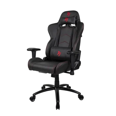 Компьютерное игровое кресло Arozzi Inizio Black PU - Red logo
