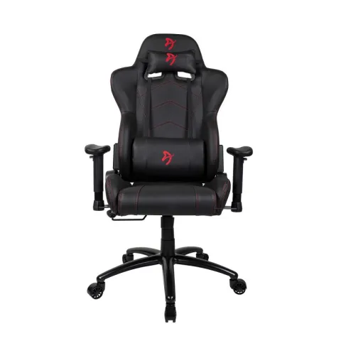 Компьютерное игровое кресло Arozzi Inizio Black PU - Red logo