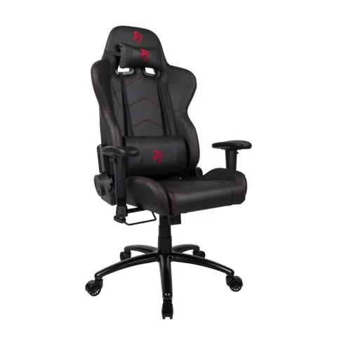 Компьютерное игровое кресло Arozzi Inizio Black PU - Red logo