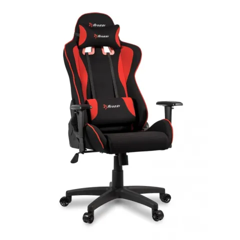 Компьютерное игровое кресло Arozzi Mezzo V2 - Fabric - Red