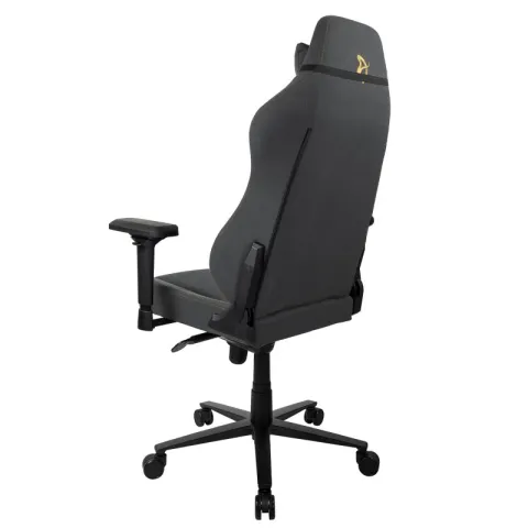 Игровое кресло Arozzi Primo Woven Fabric - Black - Gold logo