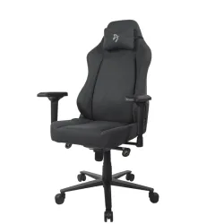 Игровое кресло Arozzi Primo Woven Fabric - Black - Grey logo