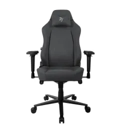Игровое кресло Arozzi Primo Woven Fabric - Black - Grey logo