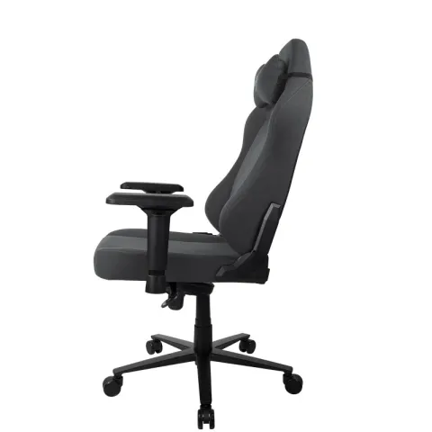 Игровое кресло Arozzi Primo Woven Fabric - Black - Grey logo