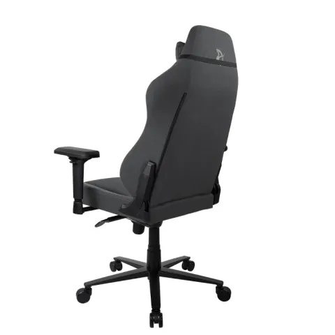 Игровое кресло Arozzi Primo Woven Fabric - Black - Grey logo