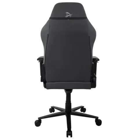 Игровое кресло Arozzi Primo Woven Fabric - Black - Grey logo