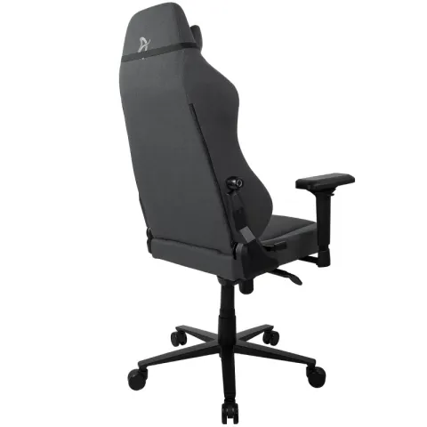 Игровое кресло Arozzi Primo Woven Fabric - Black - Grey logo