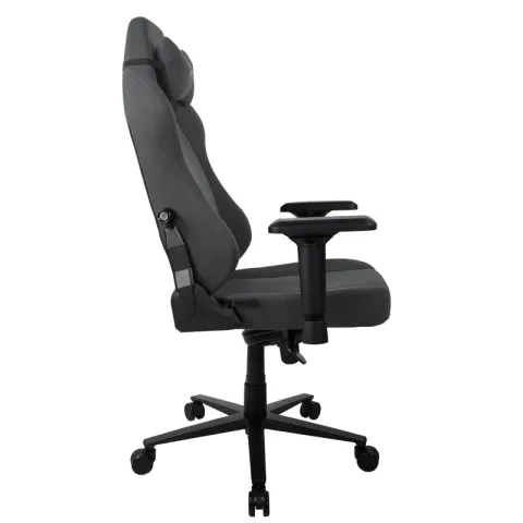 Игровое кресло Arozzi Primo Woven Fabric - Black - Grey logo