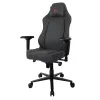 Игровое кресло Arozzi Primo Woven Fabric - Black - Red logo