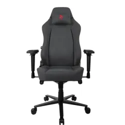 Игровое кресло Arozzi Primo Woven Fabric - Black - Red logo