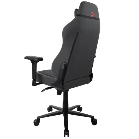 Игровое кресло Arozzi Primo Woven Fabric - Black - Red logo