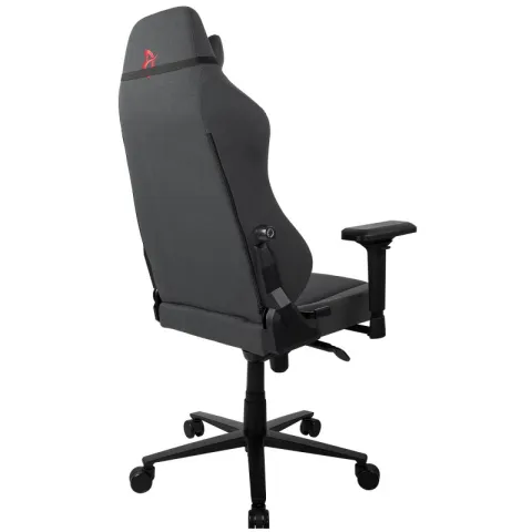 Игровое кресло Arozzi Primo Woven Fabric - Black - Red logo