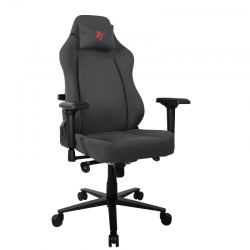 Игровое кресло Arozzi Primo Woven Fabric - Black - Red logo