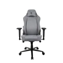Игровое кресло Arozzi Primo Woven Fabric - Grey - Black logo