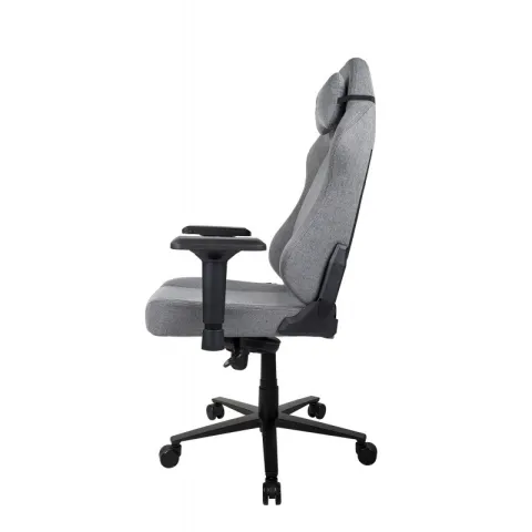 Игровое кресло Arozzi Primo Woven Fabric - Grey - Black logo