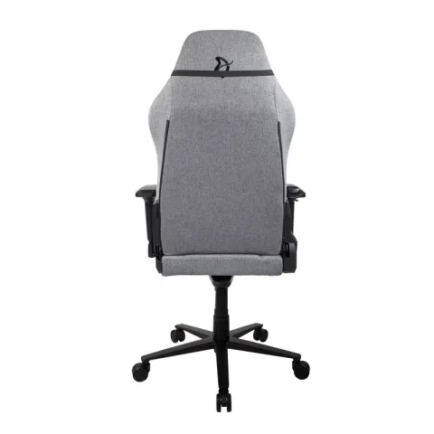 Игровое кресло Arozzi Primo Woven Fabric - Grey - Black logo