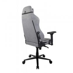 Игровое кресло Arozzi Primo Woven Fabric - Grey - Black logo