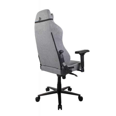 Игровое кресло Arozzi Primo Woven Fabric - Grey - Black logo