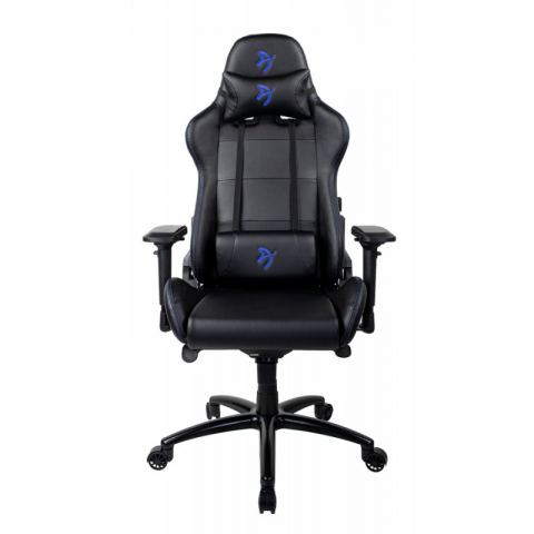 Компьютерное игровое кресло Arozzi Verona Signature Black PU - Blue Logo