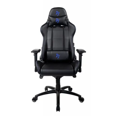 Компьютерное игровое кресло Arozzi Verona Signature Black PU - Blue Logo