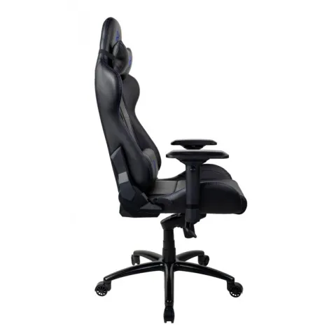 Компьютерное игровое кресло Arozzi Verona Signature Black PU - Blue Logo