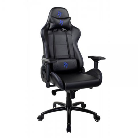 Компьютерное игровое кресло Arozzi Verona Signature Black PU - Blue Logo