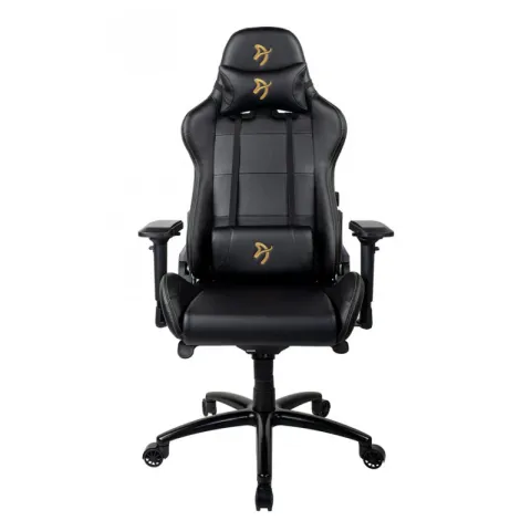 Компьютерное игровое кресло Arozzi Verona Signature Black PU - Gold Logo