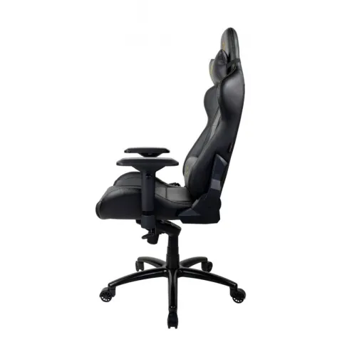 Компьютерное игровое кресло Arozzi Verona Signature Black PU - Gold Logo