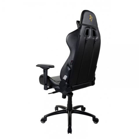 Компьютерное игровое кресло Arozzi Verona Signature Black PU - Gold Logo