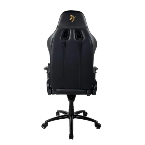 Компьютерное игровое кресло Arozzi Verona Signature Black PU - Gold Logo