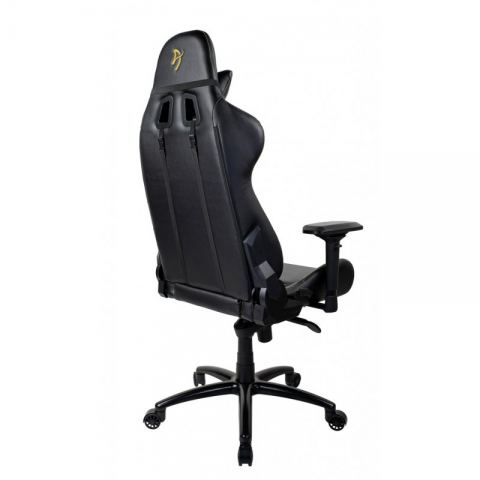 Компьютерное игровое кресло Arozzi Verona Signature Black PU - Gold Logo