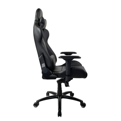 Компьютерное игровое кресло Arozzi Verona Signature Black PU - Gold Logo