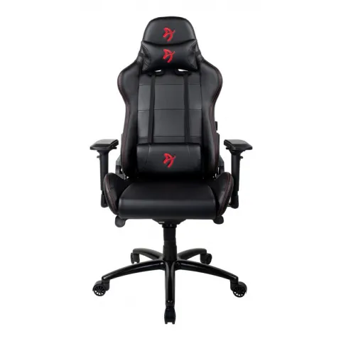 Компьютерное игровое кресло Arozzi Verona Signature Black PU - Red Logo