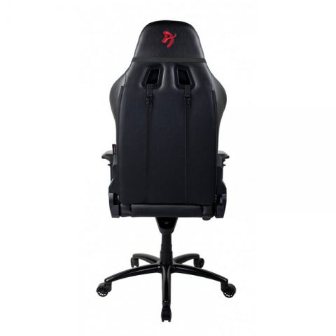 Компьютерное игровое кресло Arozzi Verona Signature Black PU - Red Logo