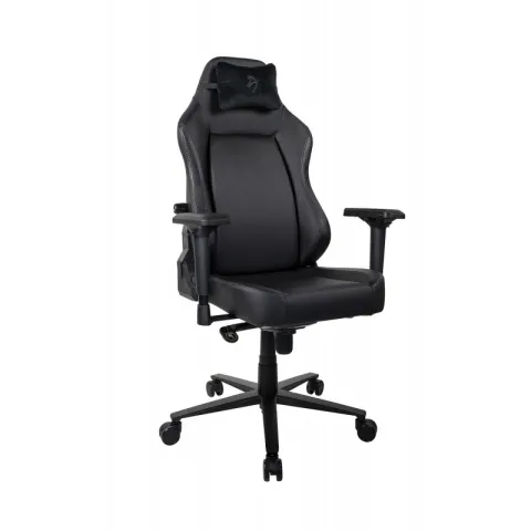 Компьютерное кресло (для геймеров) Arozzi Primo PU - Black - Black logo