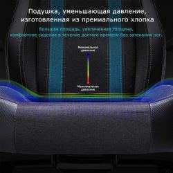 Компьютерное кресло Eureka Python II синий