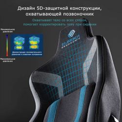 Компьютерное кресло Eureka Python II синий