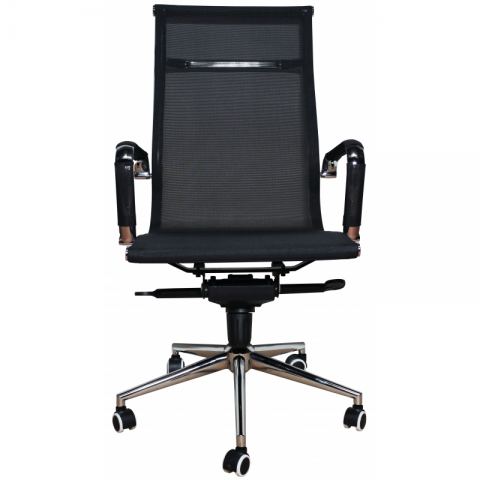 Компьютерное кресло MF-1901 черное (сетка/ткань)