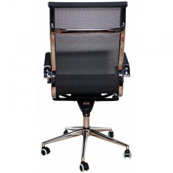 Компьютерное кресло MF-1901 черное (сетка/ткань)