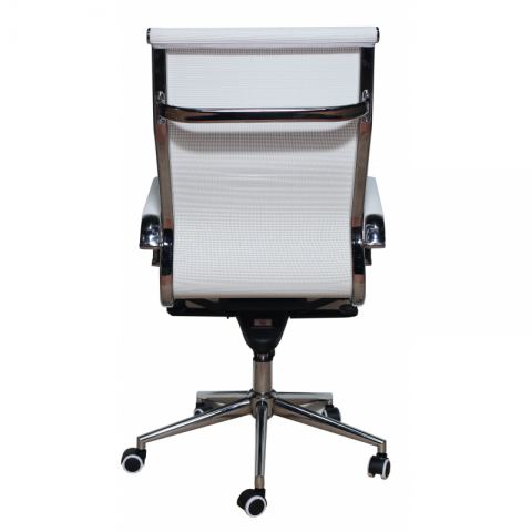 Компьютерное кресло MF-1901 белое (сетка/ткань)