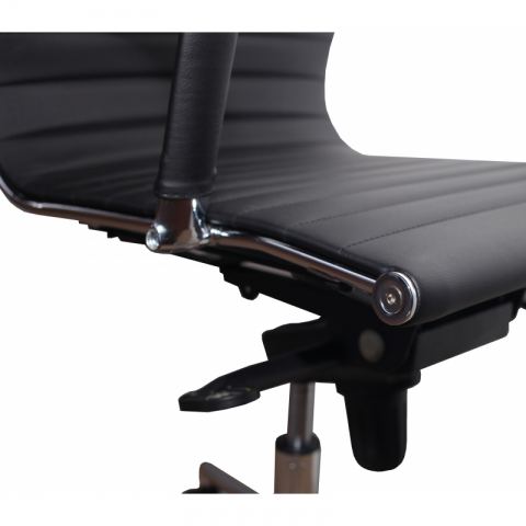 Компьютерное кресло MF-1903 черное (экокожа)