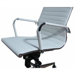 Компьютерное кресло MF-1903 белое (экокожа)