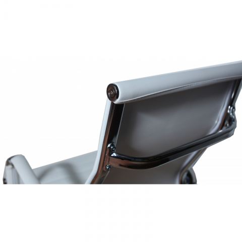 Компьютерное кресло MF-1903 белое (экокожа)