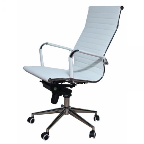 Компьютерное кресло MF-1903 белое (экокожа)