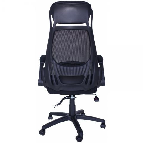 Компьютерное кресло MF-2007 черное (сетка/ткань)