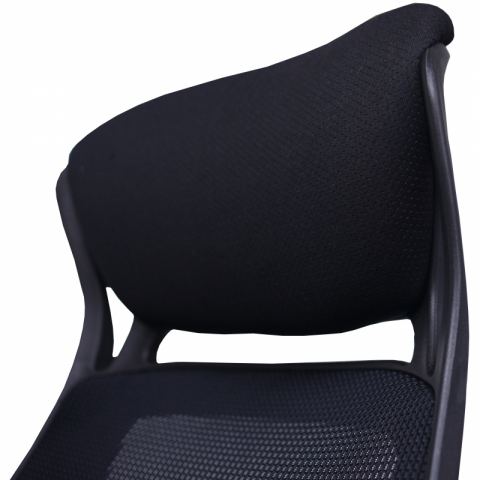 Компьютерное кресло MF-2007 черное (сетка/ткань)